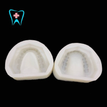Dentistry Oral Teaching Model Full Mouth Silicone die Standard with dental clingdie up and down production of plaster molds