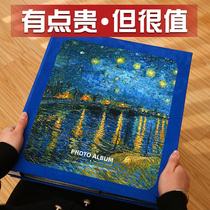 High-quality oil painting photo album large-capacity family insert type photo album commemorative book 5 inch 6 inch 1000 sheets
