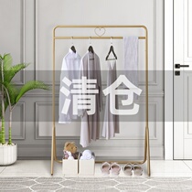 Simple hanger floor bedroom simple modern light luxury Net red hanger home living room hanging clothes shelf ins