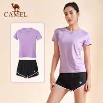 Camel Womens Dress 2021 Summer New Ladies Sports Suit Yoga Gym Two Sets Tide J0S1ZH102