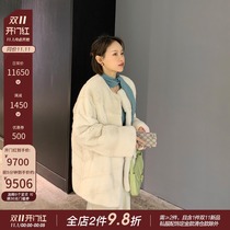 CC fur passed down new imported purple Standard Grade whole mink mink mink fur coat fur coat women autumn and winter