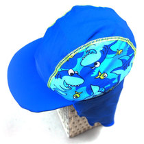 Childrens swimming hat boy sunscreen bathing cap male baby beach anti-UV hat baby beach sunscreen sunscreen hat too Juno hat