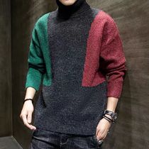 2020 Winter new sets of loose high collars Thickened Casual Mens Knitting Sweater Mens Clothing Mens Clothing