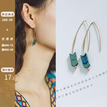Dream horse retro earrings temperament bohemian small fresh earrings ethnic style earrings simple holiday accessories