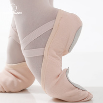 Showing instep strap-free stretch cotton dance shoes women's soft sole exercise shoes indoor art test modern dance exercise shoes