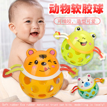 Newborn baby ball baby learn to climb yao ling qiu shou zhua qiu ruan jiao qiu 0-1 years old toys 0-6-12 yue