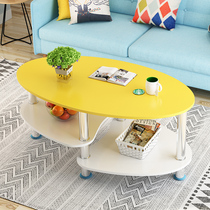 Coffee table living room household small apartment bedroom table Nordic small coffee table simple modern sofa side table creative tea table