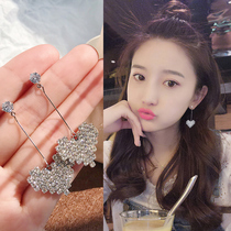 Love ear clip no ear hole female round face thin heart shape fake earrings 2021 New Tide earrings sterling silver earrings