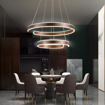 Dining room chandelier C word creative light luxury living room lamp Modern simple Nordic lamp art bedroom lamp net red light decoration