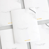 Nikka● Nordic Marble A4 folder PVC folder folder 2 into the contract folder L single folder