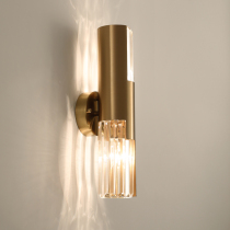 Light luxury wall lamp living room American postmodern minimalist bedroom bedside lamp creative minimalist Nordic crystal wall lamp