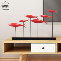 TV cabinet decoration Modern minimalist new house living room entrance wine cabinet model room Creative home accessories Housewarming gifts