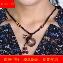 Quick-acting heart-saving pills small bottle pendant portable first aid pendant glass necklace portable sealed Japanese cute