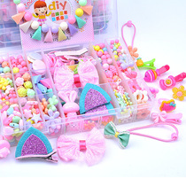 Childrens beaded girls diy educational toys Building blocks Bracelet necklace Wear beads Handmade material Birthday small gift