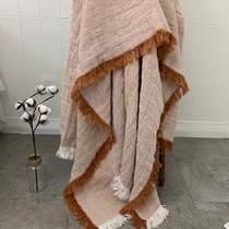 Bull Goods Color Weave Single Double Hanmb Blanket Sofa Cover Blanket