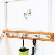 Stainless steel door rear hook hanger clothes hook door upper back sticky hook nail-free seamless wall hanging clothes clothes hook