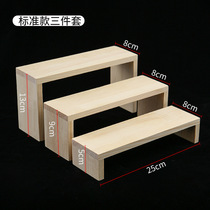 Jewelry Show Rack Acrylic wooden stepped superimposed doll Handheld paparazzi containing display cabinet