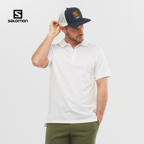 salomon salomon men's casual POLO shirt summer comfortable short sleeve T-shirt OUTLIFE SS POLO M
