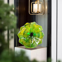 Diamond abstract transparent resin ornaments hotel living room porch desktop decoration home restaurant Modern Art Green