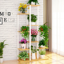 Yijiada flower rack Multi-layer floor-standing shelf Creative flower pot shelf Balcony living room multi-function pot flower rack