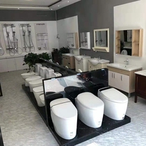 Smart toilet paint custom wedding shower display table round floor special-shaped hexagonal diamond display board stove