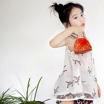 Handmade cowhide botanical flower coin bag mini wallet creative leather coin purse ladies hand carry handle bag