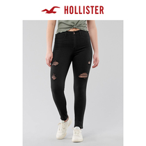 Hollister Spring fashion pioneer stretch high Waist denim leggings for women 304311-1