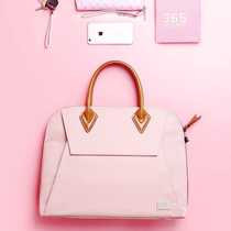 Briefcase ladies horizontal casual womens bag Canvas fashion computer bag large capacity business shell bag Hand bag