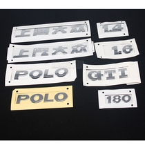 Shanghai Volkswagen standard New Polo POLO1 4 1 6 strong sentiment after the Post label plate displacement labeling