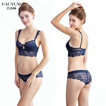 Haoyu Xi Europe and America thin collection sexy large size lace breathable ladies bra underwear bra set