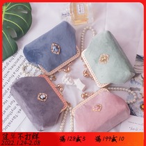 Bag new 2021 net red Korean niche designer ins wallet female retro port mini coin unique