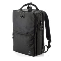 Japan SANWA mountain industry fashion simple double main warehouse 3 layers large capacity travel shoulder computer bag 15 6 inches