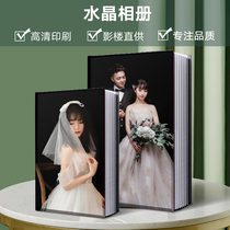 Crystal Album Custom Shadow Building Wedding Dress Photo Book Memorial Writing Real made to make a childrens baby lovers