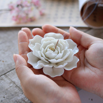 Zen tea ceremony aromatherapy oven pendulum thread incense socket lotus incense burner chamber incense incinerator