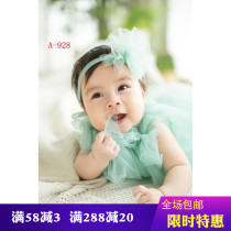 New children 100 days photos Photo clothing Korean version of the studio Baby Cute Camera Princess Dresses Real Styling Clothes