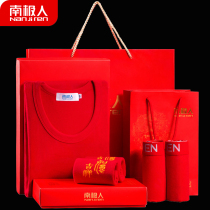 Antarctic Mans year of life thermal underwear suit Male big red Wedding year of the Ox Xinjiang cotton and velvet autumn coat autumn pants Female