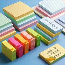 Strong Post-it notes small slips for students to use note stickers N times to post convenience notes Post-it notes Post-book label stickers tearing notes paper cute sticky strong index stickers note stickers