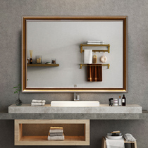 Bathroom Makeup Mirror Wall-mounted Toilet Mirror Dresser Dresser Bathroom decorated mirror HD Dressed Mirror