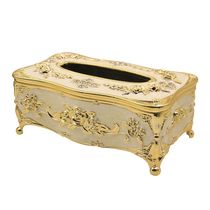 New type multifunctional tissue box luxury high-grade paper box living room household dining table light luxury creative simple paper