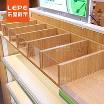 Leisure Stationery Shelf Layered Board Convenience Store Snacks Display Rack Accessories Display Ornaments Cabinet Diagonal Blue