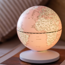 (Park Square)Original music box Globe light Touch charging rotating music box Birthday gift Home decoration