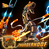 (BEASTBOX) Beast Box Series Thunder Hooded Deformation Toy Assembly Puzzle Model Tide Playing Machine Chia