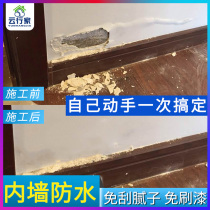 Wall waterproof coating Interior wall water seepage moldy skin repair paste Indoor putty white moisture-proof transparent waterproof glue