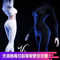 VSTOYS 1 6 female soldiers with tight fit tight pants Autumn clothes Subway suit suitable for coated rubber female body spot