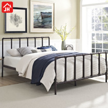 Eurostyle modern minimalist princess iron art bed iron frame steel frame double single adult children 1 2 1 1 5 1 8 m