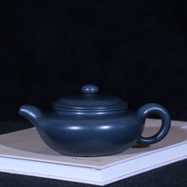 Yixing Purple Sand Taiwan reflux old teapot Early cultural Revolution famous Gu Jingzhou handmade Tianqing Mud flat belly teapot