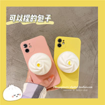 Douyin same decompression buns vivox60 mobile phone case x50 girlfriends x27 girl heart x21 female x50pro Japanese and Korean x30 all-inclusive lens z5x z3i anti-fall x2