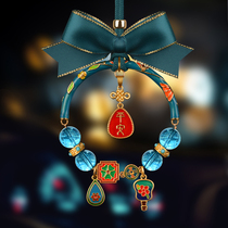 BMW Mercedes car hangings access to Ping An high-end car pendant China Wind rear-view mirror Goddess of the Chinese Wind