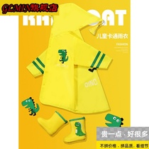 Waterproof Baby Raincoat Rain Boots Set Children Rain Boots Boys Kids Toddlers Non-Slip Girls Fashion Kids