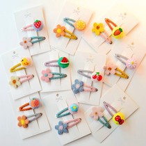 Cute princess childrens hair clip bb clip card broken hair bangs clip Baby 2020 trendy childrens headdress that does not hurt hair